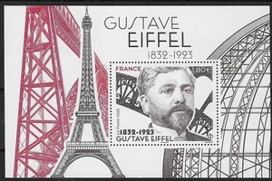 france 2023 Gustave EIFFEL 1832 1923 scientist tower 1889 monument  ms1v mnh - Picture 1 of 1