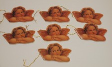 Vtg Xmas Marcel Schurman Lot of 7 To/From GIFT TAG CARDS Thomas Cathey Angel