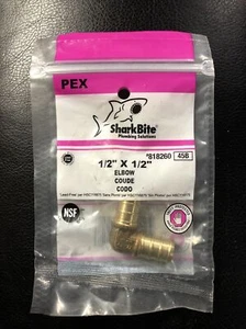 Shark Bite 1/2" x 1/2" PEX Elbow - 818260, UC248LFZ - Picture 1 of 3