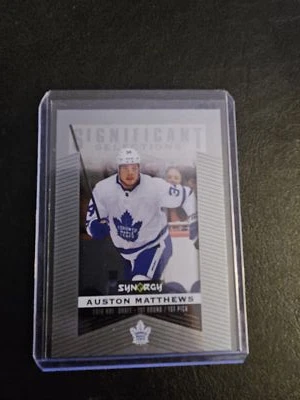 2018 Upper Deck Synergy Auston Matthews #SS-10 Significant Selections - Image 1 of 2