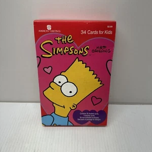 Vintage American Greetings The Simpsons Valentine's Day 34 Cards BRAND NEW - Picture 1 of 4