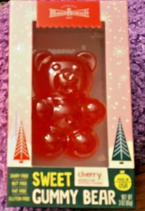 SWEET CHERRY GUMMY BEAR DAIRY NUT FAT GLUTEN FREE 3 OZ MAUD BORUP LINDT - Picture 1 of 2