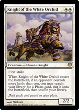 Knight of the White Orchid - Duel Decks: Knights vs Dragons - LP, English MTG Ma