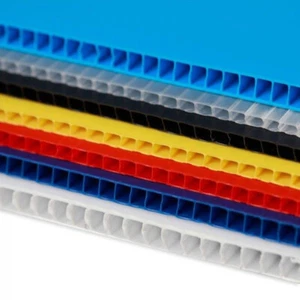 Letrero de plástico corrugado flauta corta en blanco 4 mm 24"x18" hojas blancas o amarillas NUEVO - Imagen 1 de 6