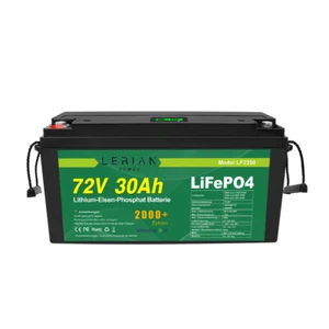 Batteria LiFePO4 72V 30Ah 2160Wh batteria litio ferro fosfato per campeggio barca - Foto 1 di 6