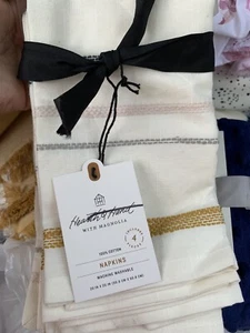 Hearth and Hand Magnolia Set Of 4 Napkins - Picture 1 of 1