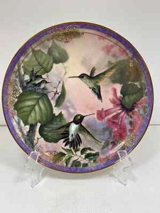 1994 'Minute Enchantment' Hummingbird Collectible Plate - Picture 1 of 7