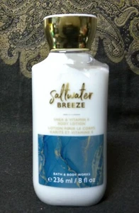 BATH & BODY WORKS Lotion Saltwater Breeze Shea Vitamin E 8oz Women NEW - Picture 1 of 5