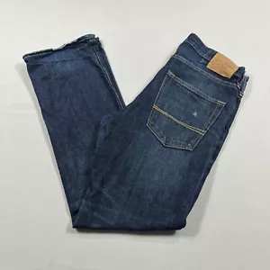 Abercrombie & Fitch Cotton Blue Classic Straight Denim Mens Jeans W32" L33" - Picture 1 of 17
