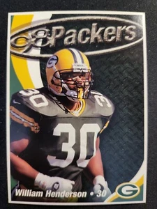 Green Bay Packers Police Two Rivers 1998 #12 William Henderson - Imagen 1 de 2