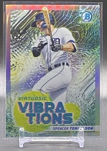 2022 Bowman Chrome #VV-2 Spencer Torkelson Detroit Tigers Virtuosic Vibrations - Picture 1 of 2