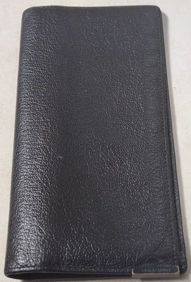 二手 Giorgio Armani 长双折钱包-8 卡槽-拉链内金属标签 — 第 1/4 张图片