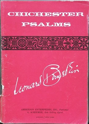 Chichester Psalms by Leonard Bernstein(12 COPIES) - Image 1 of 2