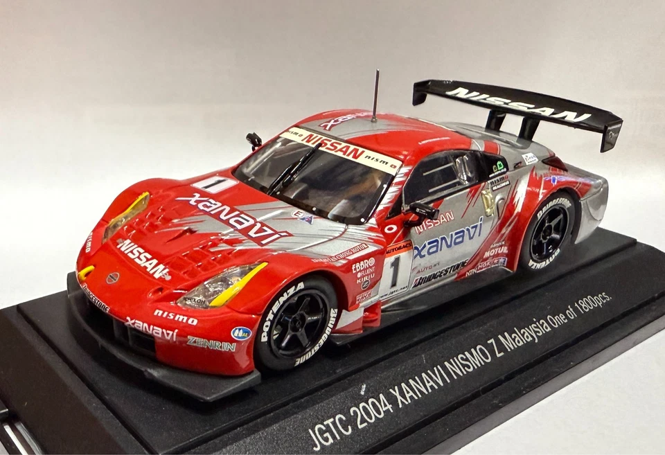 1/43 NISSAN NISMO Z XANAVI #1 JGCT MALAYSIA ONE 2004 MOTOYAMA LYONS EBBRO 606 - Immagine 1 di 1