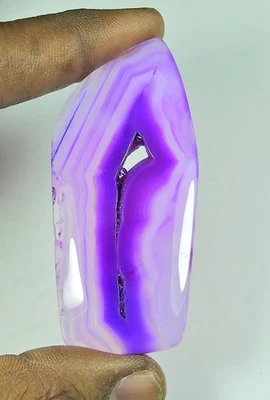 125Cts. Ágata de ónix teñida forma elegante cabujón piedra preciosa suelta 30x69 mm Foto 1 de 4