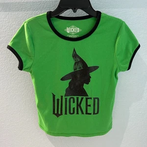 WICKED Movie Tee Shirt Elphaba Hybrid Apparel Universal Studios Youth Small - Picture 1 of 4