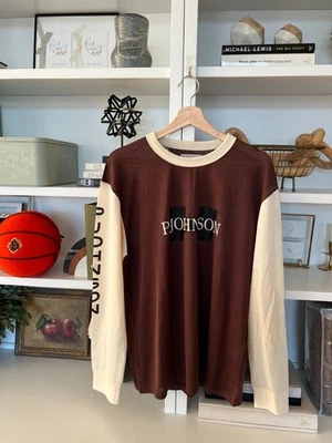 🔥 Camiseta deportiva de motocross P. Johnson Haulier granate crema grande Foto 1 de 4