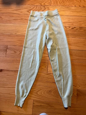 J Crew XXS Pistacho Verde Suéter Joggers Lana Merino Con Cordón Foto 1 de 3