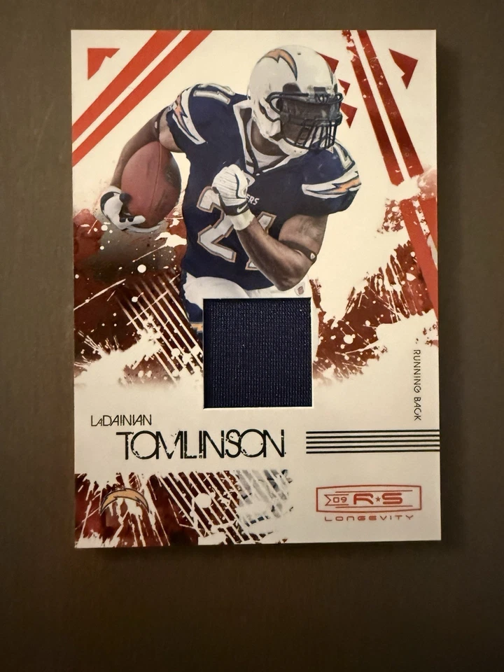 2009 Donruss LaDainian Tomlinson Rookie & Stars Longevity Materials Ruby /299 - Image 1 of 3