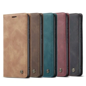 Handy Tasche Schutzhülle Book Case Flip Cover Wallet Etui Hülle Leder Magnet - Bild 1 von 17