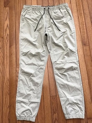 Nuevo Jogger Hurley Hombres Pacer Sarga Elastizada Puño Elástico XL Gris Repelente al Agua (TB2 Foto 1 de 4