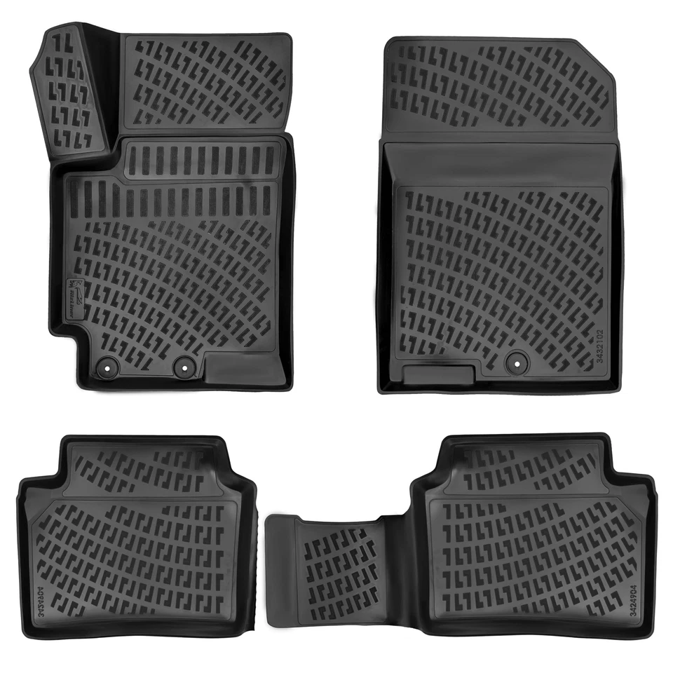 RizLiner 3D Rubber Floor Mats Fits Hyundai Accent 2018-2023 - Image 1 of 4