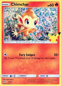 Pokémon TCG 2021 McDonalds "Chimchar" Holo! #12/25. NM-Mint! - Picture 1 of 1