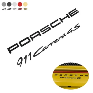5PCS For Porsche 911 Carrera 4S Letters Rear Badge Emblem Deck Lid Set New - Picture 1 of 6