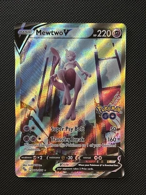 2022 Mewtwo V 072/078 Pokémon GO Holo (NM-MT) - Image 1 of 4