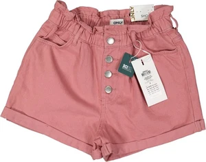 ¡NUEVO! Only Mujer Vaqueros Shorts Rosa T. S - Imagen 1 de 5