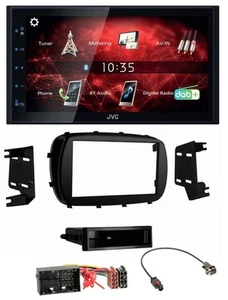 JVC DAB USB Bluetooth 2DIN MP3 Autoradio für Fiat 500X (ab 2015) - Bild 1 von 6