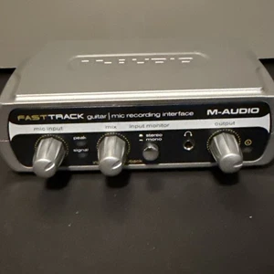 M-Audio Fast Track Guitar USB Digital Audio Interface, Works - Picture 1 of 5
