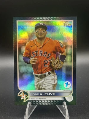 2022 Topps Series 1 1st Edition Jose Altuve #278 BLACK FOIL 02/25 Astros!! - Image 1 of 4