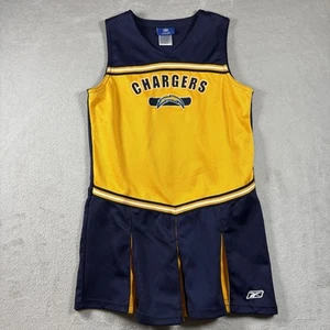 San Diego LA Chargers Cheerleader Girls Size 16 XL Blue Vintage Reebok NFL #1886 - Picture 1 of 7