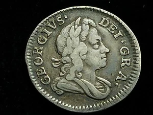 1717 Colonial King George, Silver 3 Pence - Great Britain - Picture 1 of 6