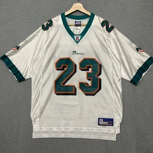 Vintage Miami Dolphins #23 Ronnie Brown Reebok Trikot Herren L weiß NFL Football - Bild 1 von 11