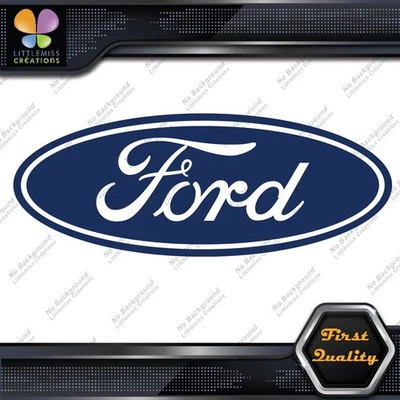 Compatible Ford Oval Outlined Trucks Cars Emblem Logo JDM Vinyl Decals Stickers Foto 1 de 4