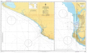 Admiralität 2478 Liberia nähert sich Monrovia Karte Karte Seefahrt Marine - Bild 1 von 6