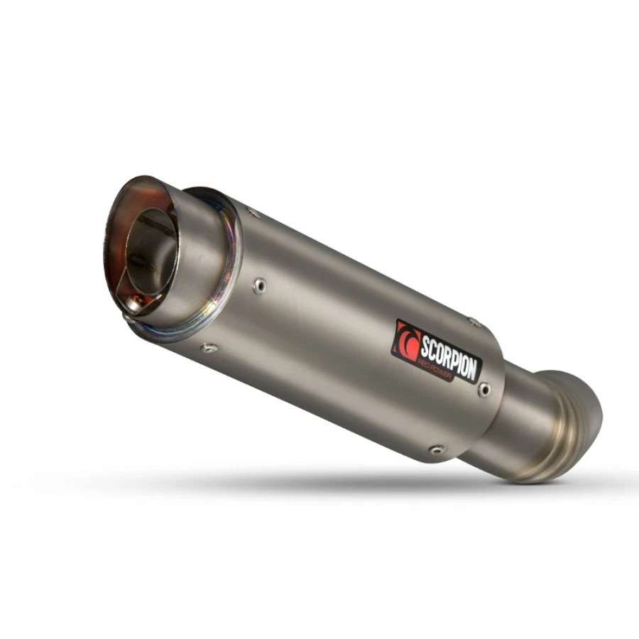 Silenciador de escape BMW S1000 RR 15-16 Scorpion RP1-GP titanio sin cordones BM1001TEM Foto 1 de 4