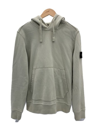 Felpa Stone Island con cappuccio verde cotone taglia M casual pullover #EG ADA