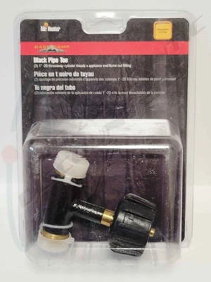 Montaje de tubería de propano negro Mr. Heater F271733 Base Camp 2-1" x 20 salidas macho Foto 1 de 2