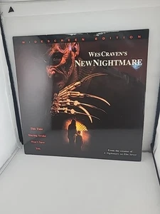 Used Laser Disc Wes Craven New Nightmare Horror Robert Englund Heather Lagenkamp - Picture 1 of 7