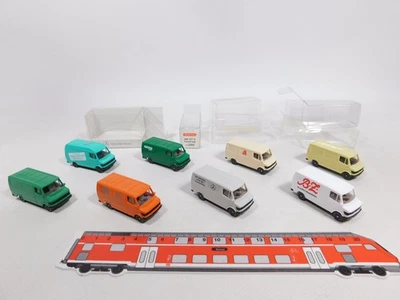 8X Wiking H0 1:87 Mercedes/MB 207 D: 12 280 + BZ Ecc, Mint + 2X Box #CV141-0,5 - Immagine 1 di 3