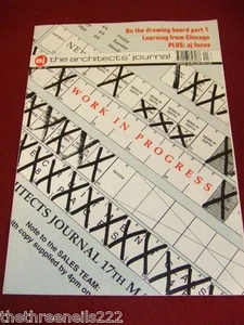 AJ - ARCHITECTS JOURNAL - LEARNING FROM CHICAGO - MAY 17 2001 - Picture 1 of 1