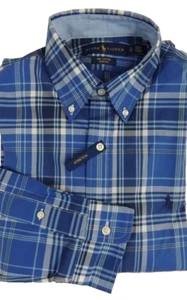 $115 Hombres Polo Ralph Lauren Pony Abotonado Elastizado Cuadros Clásico Vestido Camisa S - Imagen 1 de 10