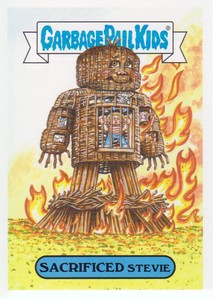 2018 Garbage Pail Kids Oh The Horror-ible #RH-12b Sacrificed Stevie