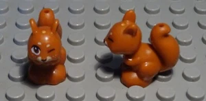 Lego Figur Tier Eichörnchen Dunkelocker 1 Stück - Picture 1 of 1