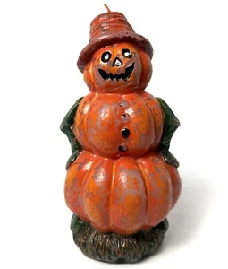 Vintage Halloween Pumpkin Candle Christopher Radko Leader of the Patch Fall RARE - Picture 1 of 9