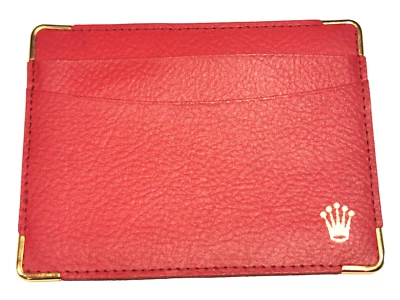 ROLEX Burgundy Document Holder 101.60.34 - Image 1 of 4