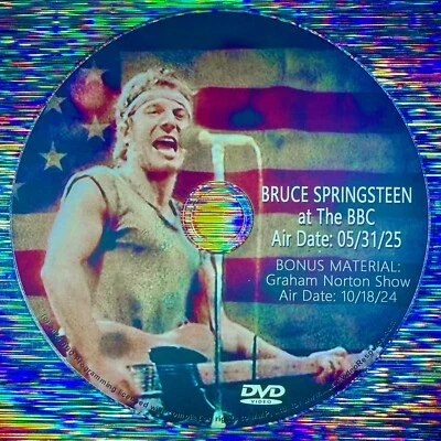BRUCE SPRINGSTEEN at The BBC DVD with BONUS: Graham Norton Show Interview 2024 - Image 1 of 4